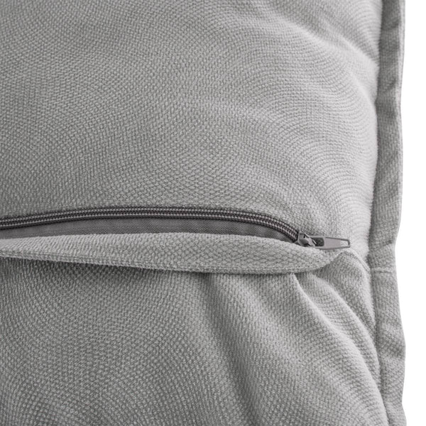 Cuscino decorativo grigio sfoderabile 45 x 45 cm