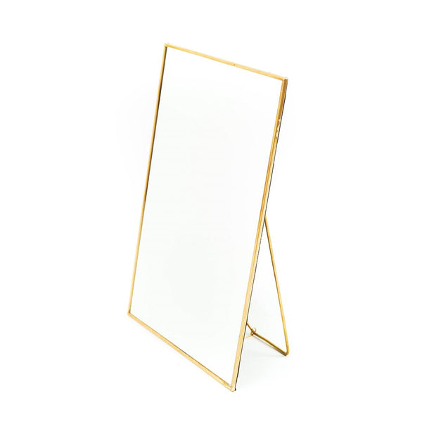 Specchio rettangolare HV - Oro - 30x20x1cm