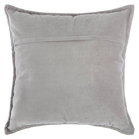 Cuscino decorativo grigio sfoderabile 45 x 45 cm