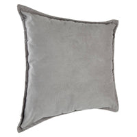 Cuscino decorativo grigio sfoderabile 45 x 45 cm