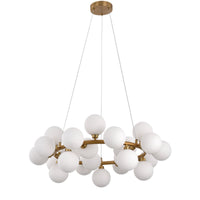 Lampadario Elite White Gold